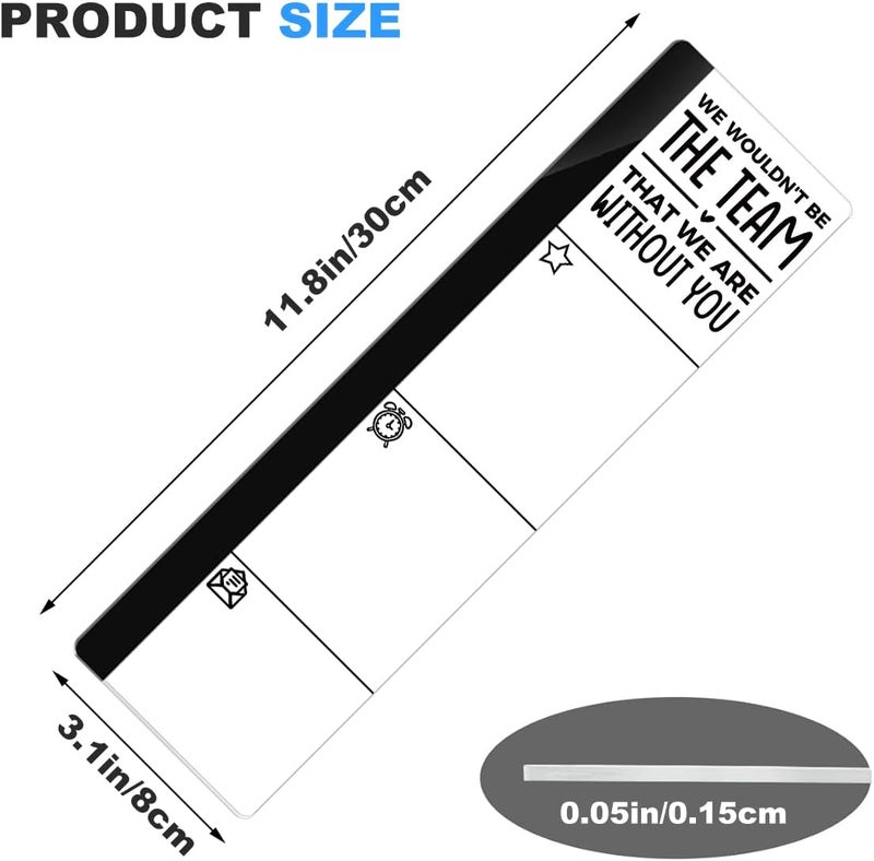 HTBIG Computer Monitor Memo BoardHoldI We Wouldn't Be The Team That We are Without You Logo Monitor Message Board Sticky Notes Office Desk Accessories for Send Friends and Colleagues Gifts - Image 3